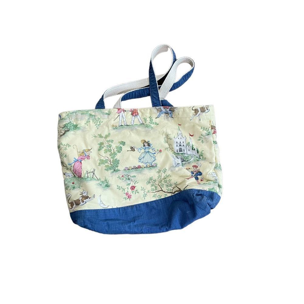 Handmade cream tote
